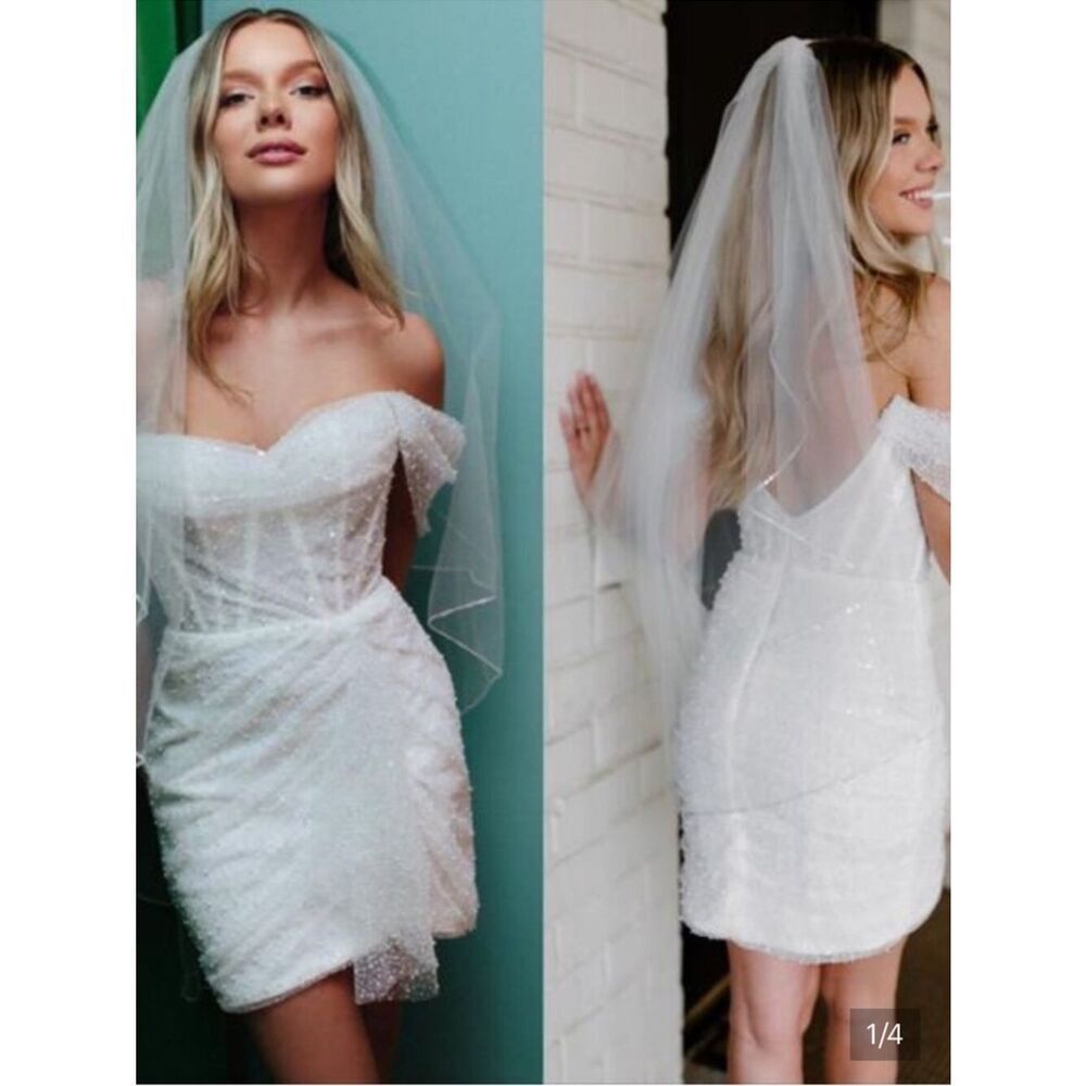 By Watters Little White Dress Gibson